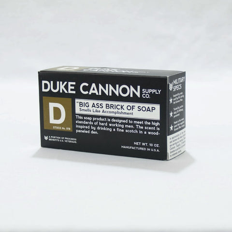 Duke Cannon Big Ass Soap:  Black Bar