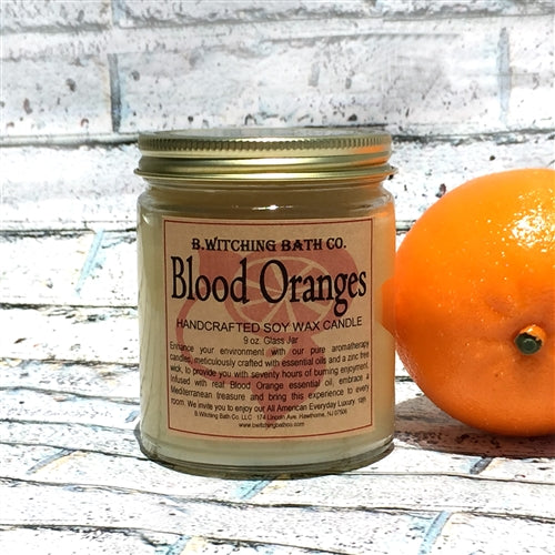 B. Witching Bath Company: Blood Oranges Handcrafted Soy Wax Candle