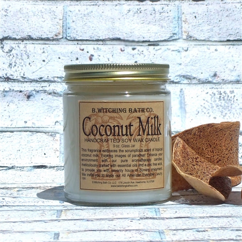 B. Witching Bath Company: Coconut Milk Handcrafted Soy Wax Candle
