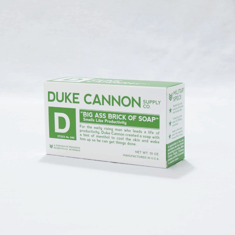 Duke Cannon Big Ass Soap: White Bar