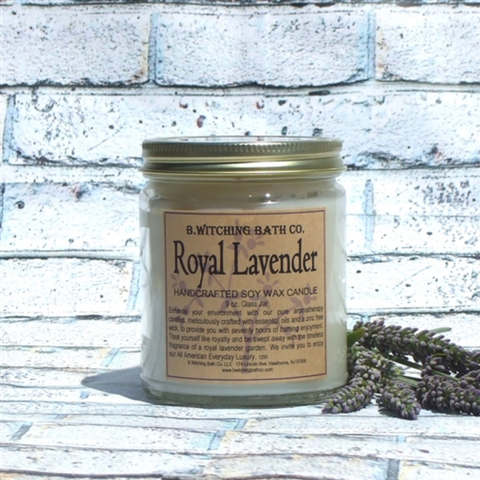 B. Witching Bath Company: Royal Lavender Handcrafted Soy Wax Candle