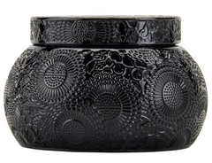 Voluspa Moso Bamboo- Embossed Glass Chawan Bowl (14oz)