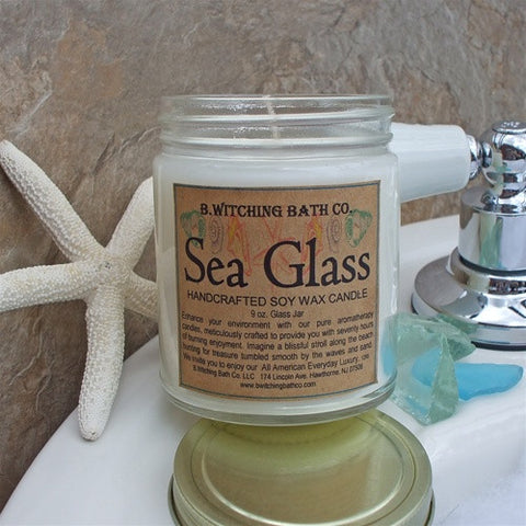 B. Witching Bath Company: Sea Glass Handcrafted Soy Wax Candle